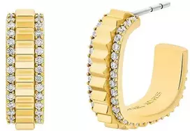 Michael Kors Gold-plated earrings with zircons Premium MKJ8613710