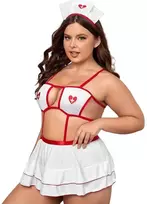Seksualus moteriškas kostiumas Kinky Nurse