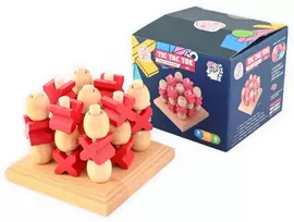 Medinis žaidimas - 3D kryžiukai ir nuliukai