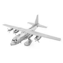 METAL EARTH Metalinė 3D dėlionė - Lockheed Martin C-130 Hercules lėktuvas