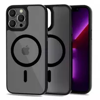 Dėklas Reach Matte MagSafe Apple iPhone 12/12 Pro juodas