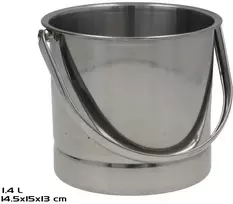 Klasikinis ledo kibirėlis, 1.4 l, 14.50 x 15.00 x 13.00, KITCHEN&GO
