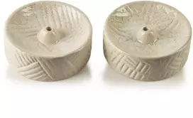 Mondex Since 1986 2 smilkalinių rinkinys, 7x7x3cm, smėlio spalvos