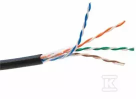 „Securitynet“ U/UTP kabelis, 5E kat., išorinis, sausas, PE, 500 m