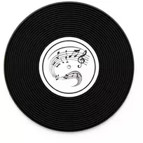 Froster 4 silikoninės padėkliukų rinkinys muzikos mylėtojams