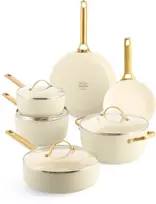 Green Pan Žalias Pan Greenpan GreenPan Padova Reserve 6 pcs Puodas & Pan Set Kremas Baltas