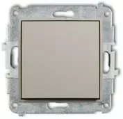 Karlik Elektrotechnik 60MWP-4.1 MINI Vienpolis normaliai atidaromas jungiklio mechanizmas (vienas mygtukas be piktogramos) taupe 60MWP-4.1