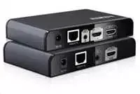 PremiumCord PREMIUMCORD HDMI extender na 120m přes LAN, over IP, HDBitT, lokální HDMI výstup
