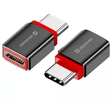 „Swissten DataGUARD“ įkrovimo adapteris su duomenų blokavimu, USB-A–USB-C