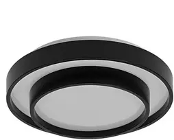 Lubinis šviestuvas Ceiling light Osram. LED. 16W. 3000K. 1000lm. Ø295. juodas