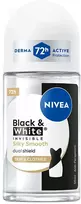 Nivea Juodas & Baltas Invisible Silky Smooth antyperspirant w kulce 50ml