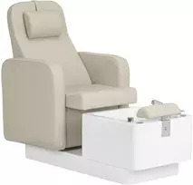 Activeshop Pedikiūro kėdė su vonia Sillon Elysia SPA, kreminė