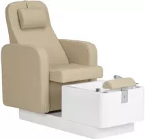 Activeshop Pedikiūro kėdė su vonia Sillon Elysia SPA, smėlio spalvos