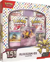 Prekybos Kortelių Rinkinys - Pokémon TCG: Scarlet & Violet 151 Alakazam Ex Box Set With 4 Booster Packs And Code Card Multicolor