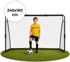Futbolo vartai su tinklu 240x160x80 cm MOVEPRO