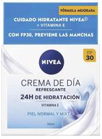 Dieninis veido kremas Nivea Refreshing 24h Hydration, 50 ml, SPF 30