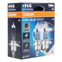Halogeninės lemputės Osram H4 12V 100/90W P43t Cool Blue Boost 5000K / 2pcs