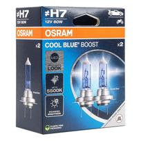 Halogeninės lemputės Osram H7 12V 80W PX26d Cool Blue Boost 5500K /2pcs