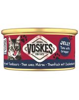 VOSKES Jelly Tuna with Grouper 85 g tunas su grupu želė, papildomas maistas katėms