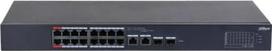 Dahua Technology DH-CS4218-16ET-190 network switch Managed L2 Gigabit Ethernet (10/100/1000) Power over Ethernet (PoE) Black