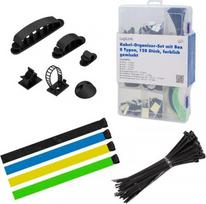 Logilink Cable organizer set in box, 8 items