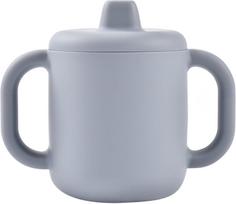 BEABA SILIKONINIS 2-IN-1 MOKOMASIS PUODELIS, PEBBLE