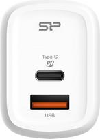 Silicon Power charger USB-C/USB QM25 30W, white