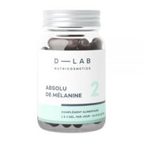 D-LAB NUTRICOSMETICS maisto papildas ABSOLU DE MELANINE, 28 kaps.