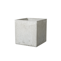 Mineralinio kompozito vazonas ,,Betonitas“ su drenažu, 48 cm