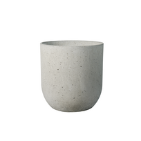 Mineralinio kompozito vazonas ,,Betonitas“ su drenažu, 38 cm