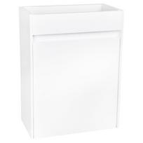 Pakabinama vonios spintelė praustuvui 40 cm, balta