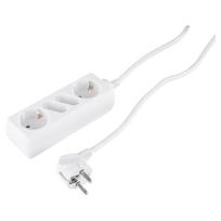 Buitinis ilgintuvas su įžeminimu, 3 x 1.5 mm, 1.5 m, 4 lizdų, baltas