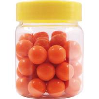 Karoliukų stiklainis (40 vnt.) Oranžinė