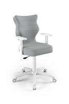 Ergonomiška vaikiška kėdė Petit ,,Duo", 6 dydis, pilka / balta