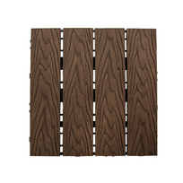Lauko grindų danga, tamsiai ruda, 30 x 30 x 2,2 cm, 1 vnt