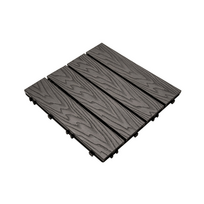 Lauko grindų danga, pilka, 30 x 30 x 2,2 cm, 1 vnt