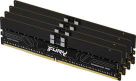 KINGSTON 128GB 6400MT/s DDR5 ECC Reg CL32 DIMM Kit of 4 FURY Renegade Pro EXPO | KF564R32RBE2K4-128 | 0740617342130