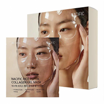 Rice Pepta Collagen Gel Mask Kolageno gelinė veido kaukė su peptidų kompleksu ir ryžių ekstraktu 4 vnt.