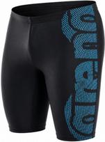 Arena feel mid jammer graphic black/turquise m - uk34