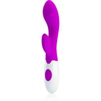 PRETTY LOVE Brighty klitorį stimuliuojantis vibratorius su baterija 20 cm