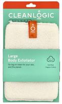 Dušo kempinė Cleanlogic Sustainable Exfoliator Large, 15.5 cm x 11.5 cm, balta sp.