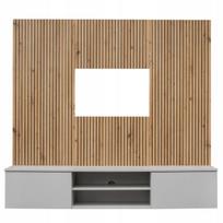 Svetainės baldų komplektas ASM Xari L2, vidaus, artisan oak/clay grey sp.
