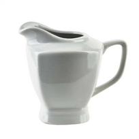 Puodelis pienui Mondex Basic, 210 ml, 11.5 cm x 8 cm x 10.5 cm, balta sp., porcelianas