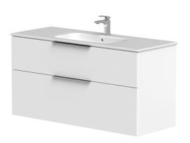 Kame vonios spintelė Big 120cm 2 stalčiai, be praustuvo, Baltas matinė BU/12-3DR/WS-BIG