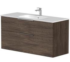 Vonios spintelė Kame Big 120cm 2 stalčiai, be praustuvo, Rudas ąžuolas BU/12-3DR/20-BIG