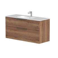 Vonios spintelė Kame Big 120cm 2 stalčiai, be praustuvo, Tobacco oak BU/12-3DR/19-BIG