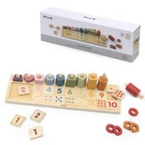 Medinis Abacus Montessori numerių rūšiuotojas VIGA PolarB