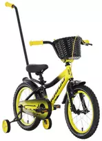 Dviratis Tabou Rocket Alu 14 black-yellow