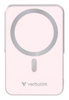 Verbatim Charge 'n' Go Magnetic Wireless Power Bank with stand - 10000 mAh Pink