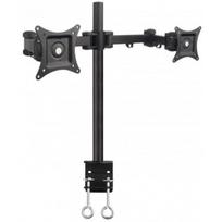 Techly Double twin desk LED/LCD monitor arm, 13–27 inch
